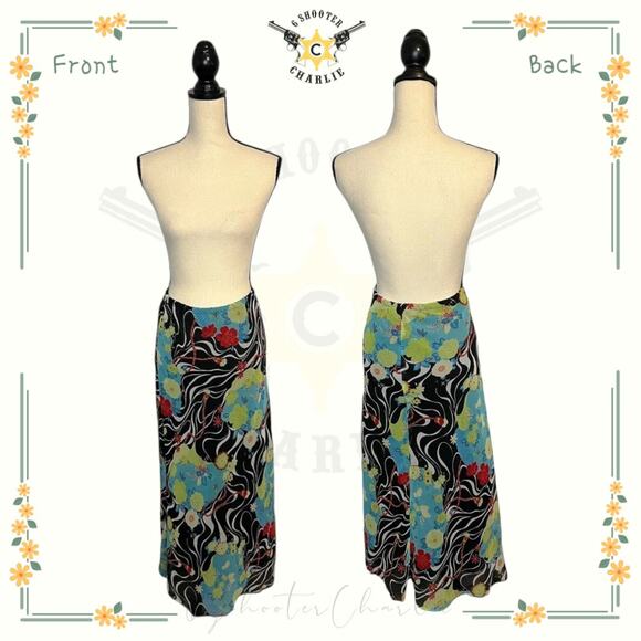 Giorgio Fiorlini Dresses & Skirts - Giorgio Fiorlini Collection Skirt Floral & Abstract Elastic Waist Size Large